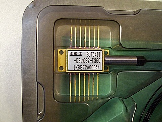 1538.98nm  20mW 14-pin butterfly DFB laser module. SEI  model: SLT5411-DB/CS2-F360 or SLT5411-DB/CS2-F480