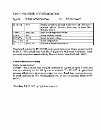 1551.035nm 50mW 14-pin butterfly DFB laser module. SEI  model: SLT5413-CD-MR1-F340, Sample C