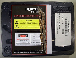 1551.72nm 20mW 14-pin butterfly DFB laser module.  Nortel model: LC155CDC5172-20.