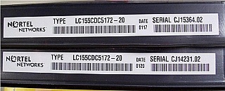 1551.72nm 20mW 14-pin butterfly DFB laser module.  Nortel model: LC155CDC5172-20.