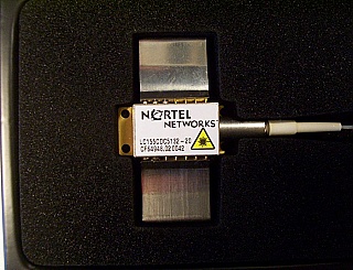 (Many wavelength options) 20mW 14-pin butterfly DFB laser module.  Nortel model: LC155CDCxxxx-20