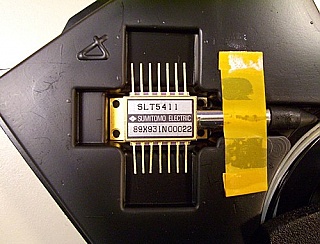 1552.4nm 10mW 14-pin butterfly DFB laser module. SEI  model: SLT5411