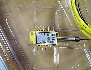 1544.389nm 50mW 14-pin butterfly DFB laser module. SEI  model: SLT5411-CD/JD3