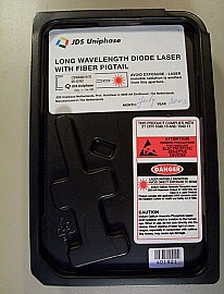 1563.86nm DWDM 14-pin butterfly DFB laser modules, Pop=50mW. JDS  model: CQF935/808-19170.