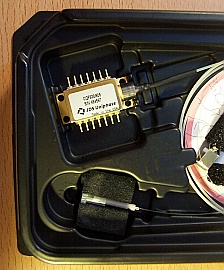 1558.06nm 14-pin butterfly DFB laser module, Pop=63mW. Short leads version. JDS  model: CQF938/605.
