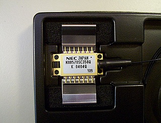 58pc 20mW 8x50GHz-channel-tunable laser modules, NEC model: NX8570SCxxxQ-183. With integrated wavelength monitor and etalon filter.