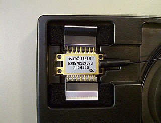 58pc 20mW 8x50GHz-channel-tunable laser modules, NEC model: NX8570SCxxxQ-183. With integrated wavelength monitor and etalon filter.
