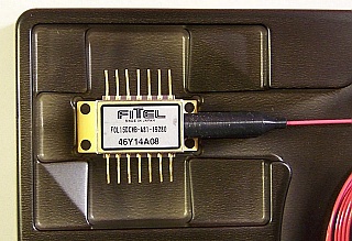 1554.94nm 20mW DWDM DFB laser. Fitel model: FOL15DCWB-A81-19280. With FC/PC fiber connector.