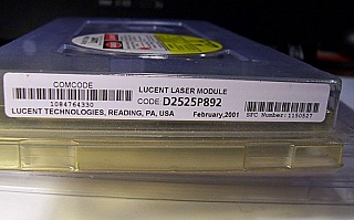 1585.36nm, 1586.20nm, 1587.04nm, or 1592.10nm,  14-pin butterfly DFB laser module, operating power 10mW. model: D2525P8xx