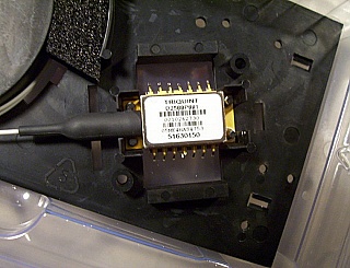 1585.36nm 14-pin butterfly DFB laser module, operating power about 11.22mW. Triquint/Cyoptics P/N: D2588P891. Without test sheet. Without connector
