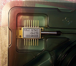1590.41 - 1601.46nm 10mW 14-pin butterfly DFB laser module. SEI  model: SLT5411-CA