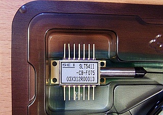 1571.7nm 20mW 14-pin butterfly DFB laser module. SEI  model: SLT5411-CB-F075