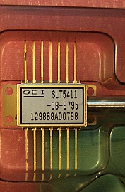 20mW 14-pin butterfly DFB laser module. SEI  model: SLT5411-CB
