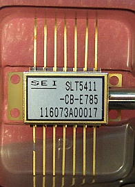 20mW 14-pin butterfly DFB laser module. SEI  model: SLT5411-CB