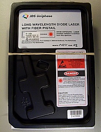 5pc L-band DWDM 14-pin butterfly DFB laser modules, Pop=20mW. JDS  model: CQF975/515. With integrated wavelength monitor.