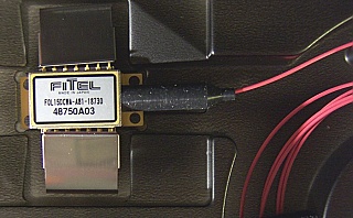 1600.6nm 10mW DWDM DFB laser. Fitel model: FOL15DCWA-A81-18730. With FC/PC fiber connector.
