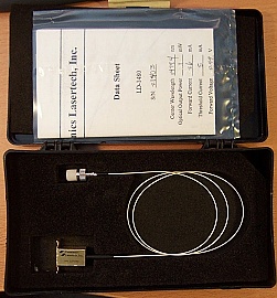 1480nm +/-20nm 1mW  laser diode module.  14-pin straight-through package. Fermionics P/N: LD-1480