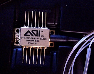 $170 each if buy 40pc.  Min order = 2pc. 1310nm DFB analog laser module. 14-pin butterfly. AOI P/N: DFB-1310-BF-10-A4-SA-509. With SC/APC fiber connector.