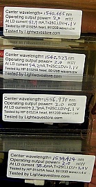 1551.397nm 2mW 2.5Gb DFB laser module, Lucent/Agere P/N: D2511G. Used, soldered, with short leads. Without manufacture test data