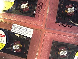 1551.397nm 2mW 2.5Gb DFB laser module, Lucent/Agere P/N: D2511G. Used, soldered, with short leads. Without manufacture test data