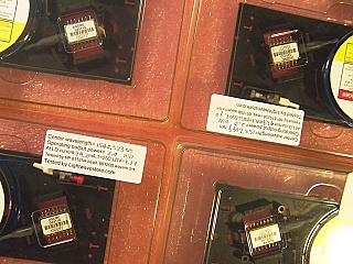 1551.397nm 2mW 2.5Gb DFB laser module, Lucent/Agere P/N: D2511G. Used, soldered, with short leads. Without manufacture test data