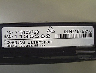 1533.465nm 2mW QLM715-5210 2.5Gb/s 14-pin butterfly Laser Module, mounted on mini-PCB. by Corning Lasertron