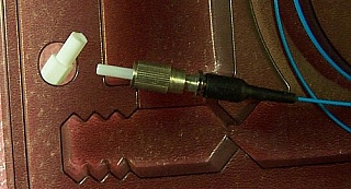 ~1.55um 2mW DFB laser 4-pin module.  With 2.5mm ferrule.  Fujitsu model: FLD5F8LK/651D