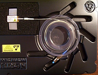 1539.77nm,  1547.72nm,  1555.75nm,  3mW-peak 2.5Gb/s  Laser Module.  NORTEL P/N: LC25W