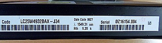 1535.03nm - 1558.98nm  10mW-peak 2.5Gb/s  Laser Module.  BOOKHAM P/N: LC25WxxxxBAX-J34