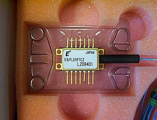 1559.30nm 10mW Laser Module.  Eudyna P/N: ES/FLD5F7CZ
