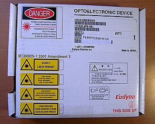 30pc 1534.56, 1550.12, 1550.92, 1551.72, 1557.36nm 10mW 14-pin butterfly  Laser Module for analog CATV.  Eudyna P/N: FLD5F7CZ201WxxP. Fabrinet P/N: 21034579-0xx