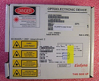 30pc 1534.56, 1550.12, 1550.92, 1551.72, 1557.36nm 10mW 14-pin butterfly  Laser Module for analog CATV.  Eudyna P/N: FLD5F7CZ201WxxP. Fabrinet P/N: 21034579-0xx