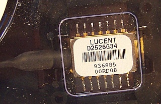 1549.32nm 2mW-peak isolated DFB Laser,  With LC/PC fiber connector. Lucent P/N: D2526G o D2526S