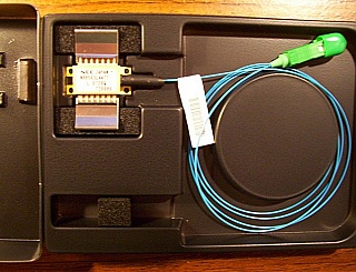 1531.8nm or 1535.0 10mW 14-pin butterfly laser for CATV and DWDM. P/N: NX8563LAxxx-88E.