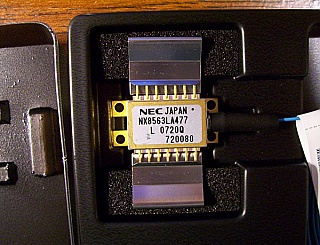 1531.8nm or 1535.0 10mW 14-pin butterfly laser for CATV and DWDM. P/N: NX8563LAxxx-88E.