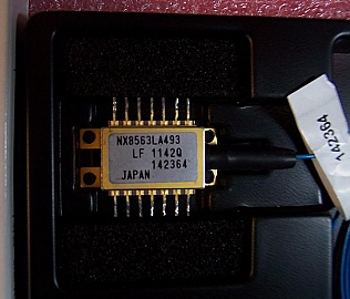 1.55um (1542.93, 1544.52, 1549.31nm) 10mW 14-pin butterfly laser for CATV and DWDM. Low linewidth. Renesas/NEC P/N: NX8563LAxxx-88E. Used.