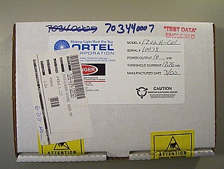 1557.36, 1555.75nm  1702A Return Path AWDM Laser Module. 10mW 14-pin butterfly laser for analog and DWDM. P/N: 1702A.