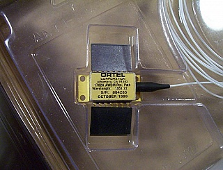 1551.72nm 10mW 14-pin butterfly laser for return-path CATV and DWDM. P/N: 1702A  AWDM