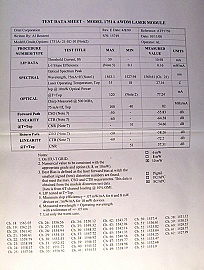 1531.90nm, 1538.19nm, 1530.33nm 10mW 14-pin butterfly laser for analog and DWDM. P/N: 1751A. For both forward and return paths. desoldered