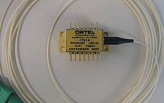 1530.33nm 10mW 14-pin butterfly laser for analog and DWDM. P/N: 1751A. For both forward and return paths.