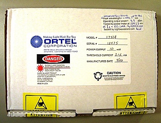 1531.90nm, 1538.19nm, 1530.33nm 10mW 14-pin butterfly laser for analog and DWDM. P/N: 1751A. For both forward and return paths. desoldered