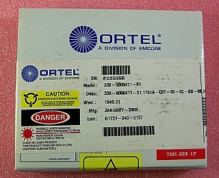 1549.32nm 8mW 14-pin butterfly laser for analog and DWDM. For both forward and return. Ortel model : 1751A-C07-35-BB-SC-08.