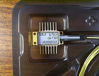 1550.92nm 14-pin butterfly DFB laser module, 5mW-average 10mW-peak. SEI  model: SLT5414-DA-F330