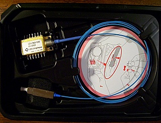 1548.51nm/1549.32nm 2-ch tunable 14-pin 5mW /10mW DFB laser. JDS model: CQF413/608-19360. 7dBm average, 10dBm peak.