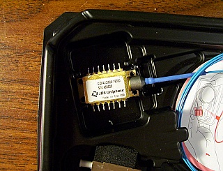 1548.51nm/1549.32nm 2-ch tunable 14-pin 5mW /10mW DFB laser. JDS model: CQF413/608-19360. 7dBm average, 10dBm peak.