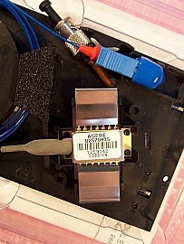 Around-1550nm 10mW isolated DFB Laser,  With MU or SC/PC fiber connector. Lucent/Agere model: D2570Hxx or D2570Yxx