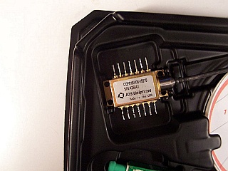 1560.79nm 14-pin 5mW /10mW DFB laser. JDS model: CQF915/408-19210. 7dBm average, 10dBm peak.
