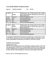 1566.647nm 14-pin 5mW /10mW DFB laser. JDS model: CQF915/408-19130. 7dBm average, 10dBm peak. With SC/APC fiber connector
