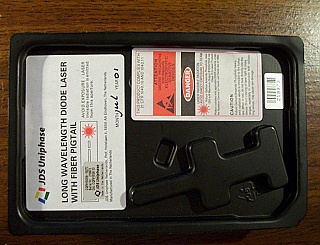 1555.75nm 14-pin 5mW/10mW DFB laser. JDS model: CQF915/208-19270  7dBm average