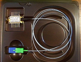 Tunable over 1539.77-1542.14nm. 14-pin butterfly DFB laser module, 5mW-average 10mW-peak. SEI  model: SLT5440-QAA/GM1-K460